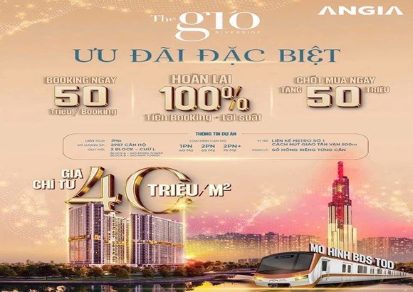 Thông tin GIÁ BÁN Dự án THE GIÓ Riverside Bình Dương