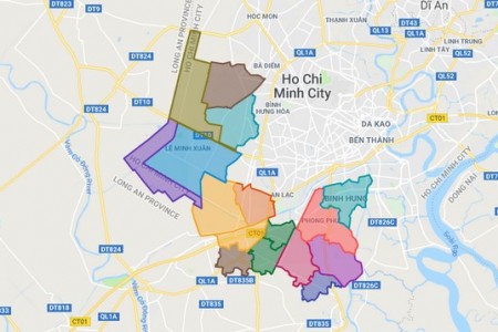 TP.HCM: Rục rịch lên quận, giá đất huyện Bình Chánh tăng không phanh