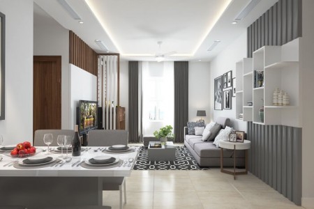 Tư vấn thiết kế Nội thất căn hộ diện tích 60m² giá cực rẻ với chi phí 100 triệu đồng
